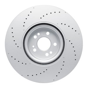 Mercedes-Benz GLS580 Brake Rotor (1) - Front - R1 Concepts - GEOSPEC Coated Rotor - Drilled - `20-`26